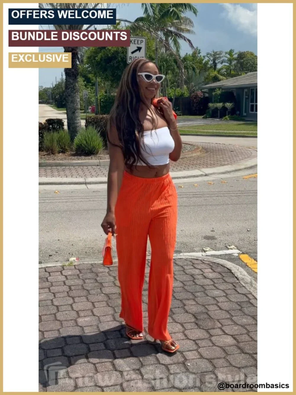 2 Piece Pant Set Women Dressy Palazzo Lounge Matching Outfit